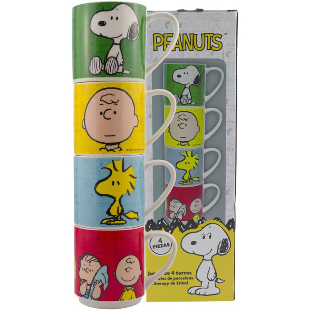 CYPBRANDS Set Cancelleria Snoopy Per Bambini: Astuccio Glitterato Con Righello, Matite, Penne E Gomme, Licenza Ufficiale