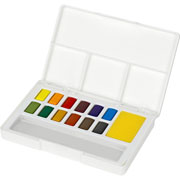 Foto de Acuarela en pastilla Faber-Castell Goldfaber con 12 pastillas 