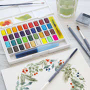 Foto de Acuarela en pastilla Faber-Castell Goldfaber con 36 pastillas 