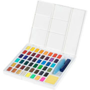 Foto de Acuarela en pastilla Faber-Castell Goldfaber con 48 pastillas 