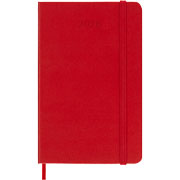Foto de Agenda 2026 Bolsillo Roja Diaria Pasta Dura 