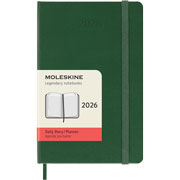 Foto de Agenda 2026 Bolsillo Verde Mirto Diaria Pasta Dura 