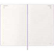 Foto de Agenda 2026 Grande Lila Pastel Diaria Pasta Dura 