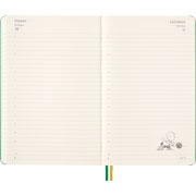 Foto de Agenda 2026 Grande Peanuts Charlie & Snoopy Verde Diaria Pasta Dura 