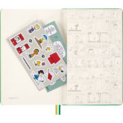 Foto de Agenda 2026 Grande Peanuts Charlie & Snoopy Verde Diaria Pasta Dura 