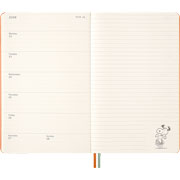 Foto de Agenda 2026 Grande Peanuts Snoopy Naranja Semanal Pasta Dura 