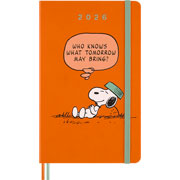 Foto de Agenda 2026 Grande Peanuts Snoopy Naranja Semanal Pasta Dura 
