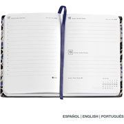 Foto de Agenda 2026 Journal Black Blue 13X17Cm Vista Diaria 