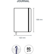 Foto de Agenda 2026 Journal Black Blue 13X17Cm Vista Diaria 