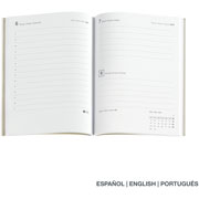 Foto de Agenda 2026 Journal Cuadros Flex Silver 13X17Cm Vista Diaria 