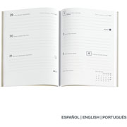 Foto de Agenda 2026 Journal Cuadros Flex Silver 13X17Cm Vista Semanal 
