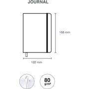 Foto de Agenda 2026 Journal Cuadros Flex Silver 13X17Cm Vista Semanal 