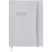 Foto de Agenda 2026 Journal Cuadros Flex Silver 13X17Cm Vista Semanal 