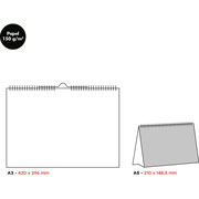 Foto de Agenda 2026 Mesa Flores 15X21Cm A5 