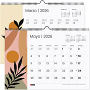 Foto de Agenda 2026 Pared Abstract 30X42Cm A3 
