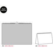 Foto de Agenda 2026 Pared Abstract 30X42Cm A3 