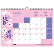 Foto de Agenda 2026 Pared Flores 30X42Cm A3 