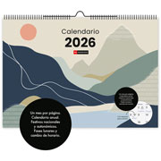 Foto de Agenda 2026 Pared Mountains 30X42Cm A3 