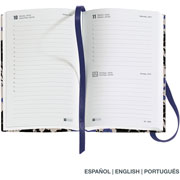 Foto de Agenda 2026 Passport Black Blue 10X14Cm Vista Diaria 