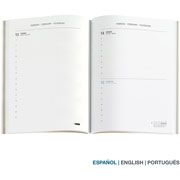 Foto de Agenda 2026 Plus Kraft Year Basics 16X22Cm Vista Diaria 
