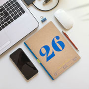 Foto de Agenda 2026 Plus Kraft Year Basics 16X22Cm Vista Diaria 