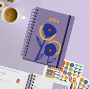 Foto de Agenda 2026 Plus W-O Dualidad Marguerita 18X22Cm Vista Semanal 