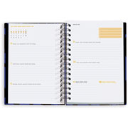 Foto de Agenda 2026 Plus W-O Midnight Marguerita 18X22Cm Vista Semanal 