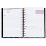 Foto de Agenda 2026 Plus W-O Midnight Marguerita 19X22Cm Vista Diaria 