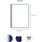 Foto de Agenda 2026 Plus W-O Midnight Marguerita 19X22Cm Vista Diaria 