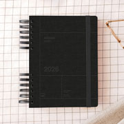 Foto de Agenda 2026 Plus W-O Negro Basics 19X22Cm Vista Diaria 