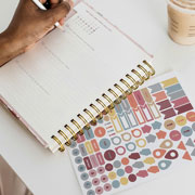 Foto de Agenda 2026 Plus W-O Rosette Arno 18X22Cm Vista Semanal 