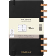 Foto de Agenda 2026 Spiral Life Grande Negra Pasta Suave 