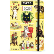 Foto de Agenda Cavallini 10X15Cm Cats Wek Plan 26 