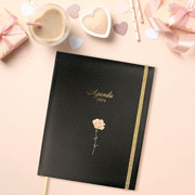 Foto de Agenda ejecutiva Finocam Berlin 21X28cm Flower 