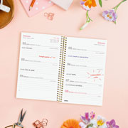 Foto de Agenda Ejecutiva Finocam Desing Flora 12X18Cm Semana A La Vista Horizontal 26 