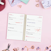Foto de Agenda Ejecutiva Finocam Desing Goldy 12X18Cm Semana A La Vista Horizontal 26 