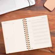 Foto de Agenda Ejecutiva Finocam Haiku Copal 18X22Cm Semana A La Vista Horizontal 26 