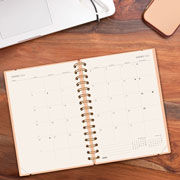 Foto de Agenda Ejecutiva Finocam Haiku Copal 18X22Cm Semana A La Vista Horizontal 26 