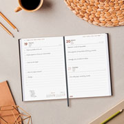 Foto de Agenda ejecutiva Finocam Milano 14X21cm Negro 