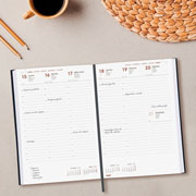 Foto de Agenda ejecutiva Finocam Milano 17X25cm Negro 