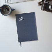 Foto de Agenda Ejecutiva Finocam Milano Azul 17X24Cm Semana A La Vista Vertical 26 