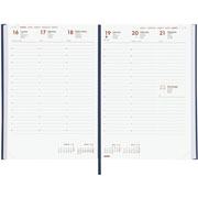 Foto de Agenda Ejecutiva Finocam Milano Azul 17X24Cm Semana A La Vista Vertical 26 