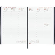 Foto de Agenda Ejecutiva Finocam Milano Negro 17X24Cm Semana A La Vista Vertical 26 