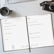 Foto de Agenda Ejecutiva Finocam Milano Negro 21X24Cm Día Por Página 26 