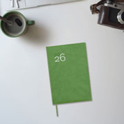 Foto de Agenda Ejecutiva Finocam Milano Verde 14X21Cm Día Por Página 26 