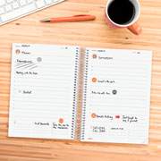Foto de Agenda Ejecutiva Finocam MyTime 15x21 cm Sin Fechar Día por Página 