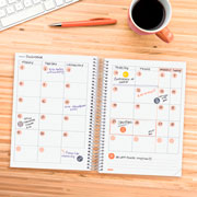Foto de Agenda Ejecutiva Finocam MyTime 15x21 cm Sin Fechar Día por Página 
