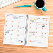 Foto de Agenda Ejecutiva Finocam MyTime 15x21 cm Sin Fechar Semana Vista Vertical 