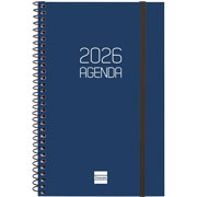 Foto de Agenda Ejecutiva Finocam Opaque Azul 12X18Cm Semana A La Vista Horizontal 26 