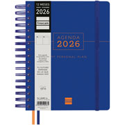 Foto de Agenda Ejecutiva Finocam Tempus Azul 19X22Cm Día Por Página 26 